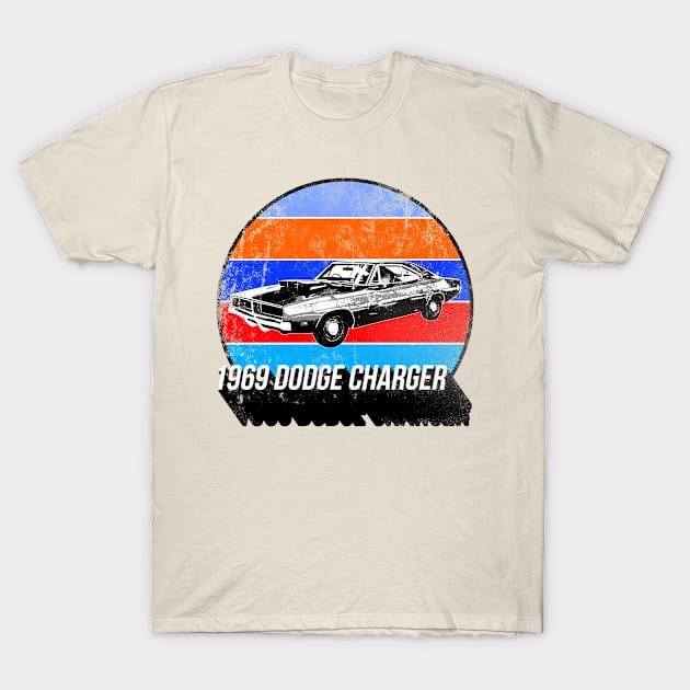 1969 Dodge Charger T-Shirt by Worldengine